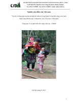 vai trò đóng góp của nữ dân tộc thiểu số trong việc quản lí rừng bền vững