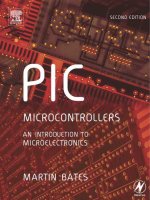 PIC microcontrollers an introduction to microelectronics  by martin bates 