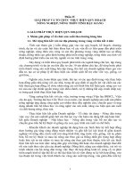 GIẢI PHÁP VÀ TỔ CHỨC THỰC HIỆN QUY HOẠCH NÔNG NGHIỆP, NÔNG THÔN TỈNH HẬU GIANG