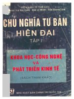 Chủ nghĩa tư bản hiện đại tập 1