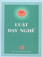 Giáo trình luật dạy nghề