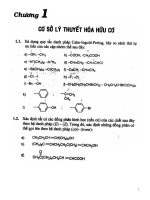Hướng dẫn giải bài tập hóa đại cương A1 B1 A2 B2