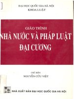 Giáo trình nhà nước và pháp luật đại cương