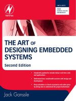The art of designing embedded systems 