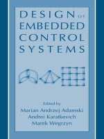 Design of embedded control systems 