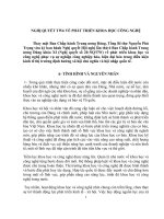 NGHỊ QUYẾT TW6 VỀ PHÁT TRIỂN KHOA HỌC CÔNG NGHỆ