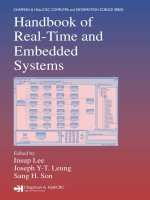 Handbook of real time and embedded systems 