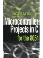 Microcontroller projects in c for the 8051 