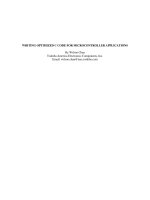 Writing optimized c code for microcontroller applications 