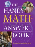 The handy math answer book