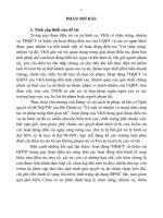 Hoạt động của VKS trong điều tra vụ án hình sự theo yêu cầu cải cách tư pháp