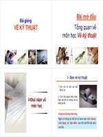 Bài giảng vẽ kỹ thuật bài mở đầu   tổng quan về môn học vẽ kỹ thuật