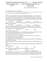 Giải chi tiết thi thử CLB gia sư đh ngoại thương môn hóa lần 8   2015 