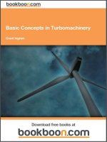 Basic concepts in turbomachinery 