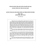 HỖ TRỢ CẢI CÁCH HÀNH CHÍNH TẠI THÀNH PHỐ HỒ CHÍ MINH