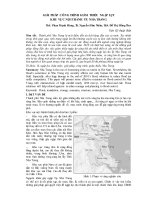 GIẢI PHÁP CÔNG TRÌNH GIẢM THIỂU NGẬP LỤT KHU VỰC NỘI THÀNH TP. NHA TRANG