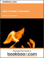 heat transfer exercise book 