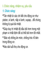 Bài thuyết trình hệ thống làm mát của động cơ đốt trong