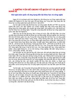 NHỮNG VẤN ĐỀ CHUNG VỀ QUẢN LÝ VÀ QUAN HỆ KINH TẾ