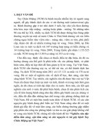 Nghiên cứu đặc điểm lâm sàng, cận lâm sàng và căn nguyên vi rút gây bệnh Tay Chân Miệng tại Việt Nam (TT)