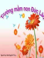 Bài giảng mầm non chủ đề con vật nuôi 