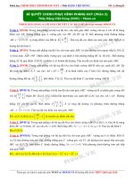 Chinh phục hình phẳng OXY phần 3