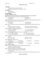 đề ktra hóa 12 lần 1