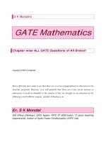 GATE mathematics questions all branch by s k mondal 