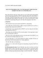 BÁO CÁO TÌNH HÌNH CÔNG TÁC HỖ TRỢ PHÁT TRIỂN DOANH NGHIỆP NĂM 2013 CỦA TỈNH PHÍA BẮC