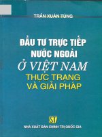 Đầu tư trực tiếp nước ngoài ở việt nam thực trạng và giải pháp