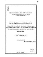 Nghiên cứu đề xuất các giải pháp tổng thể để sử dụng hợp lý và bảo vệ các loại đất phát triển trên sản phẩm phong hoá của đá bazan Tây Nguyên