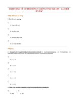 ĐẠI CƯƠNG về cơ THỂ SỐNG và HẰNG TÍNH nội môi   câu hỏi ôn tập 