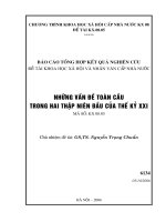 Những vấn đề toàn cầu trong hai thập niên đầu của thế kỷ XXI