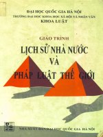 Giáo trình lịch sử nhà nước và pháp luật thế giới