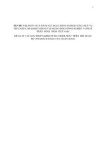 Phân tích đánh giá hoạt động marketing dịch vụ thẻ dành cho khách hàng tại ngân hàng nông nghiệp và phát triển nông thôn việt nam 