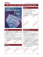 Giáo trình Luật Kinh Tế bài 3