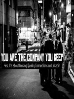 You are the company you keep 