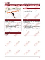 Giáo trình Luật Kinh Tế bài 6