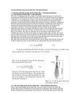 Các tính chất đặc trưng của tia nhiên liệu 