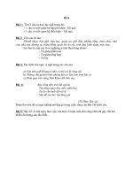 Đề thi vào lớp 6 môn ngữ văn