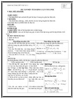 giáo án tăng tiết học kì 1 vật lý lớp 11