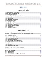 đồ án tốt nghiệp kỹ sư xây dựng công trình chung cư an dương vương tỉnh lào cai