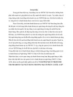 Giải pháp quản trị rủi ro thanh khoản tại ngân hàng thương mại cổ phần á châu ACB 