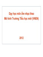 dạy học môn âm nhạc theo mô hình trường học mới VNEN