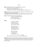 Đề thi vào lớp 6 môn ngữ văn