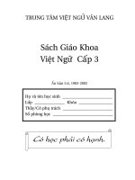 Sách giáo khoa Việt Ngữ