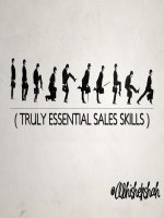 Truly essential sales skills 