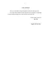 Luận văn thạc sĩ kinh tế Phát triển hệ thống bán lẻ hiện đại của Thành phố Việt Trì