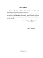 Luận văn thạc sĩ kinh tế Nâng cao hiệu quả sử dụng vốn tại Công ty cổ phần Sữa Hà Nội