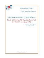 Phương pháp thực hành cơ sở dữ liệu thiết kế và sử dụng UML